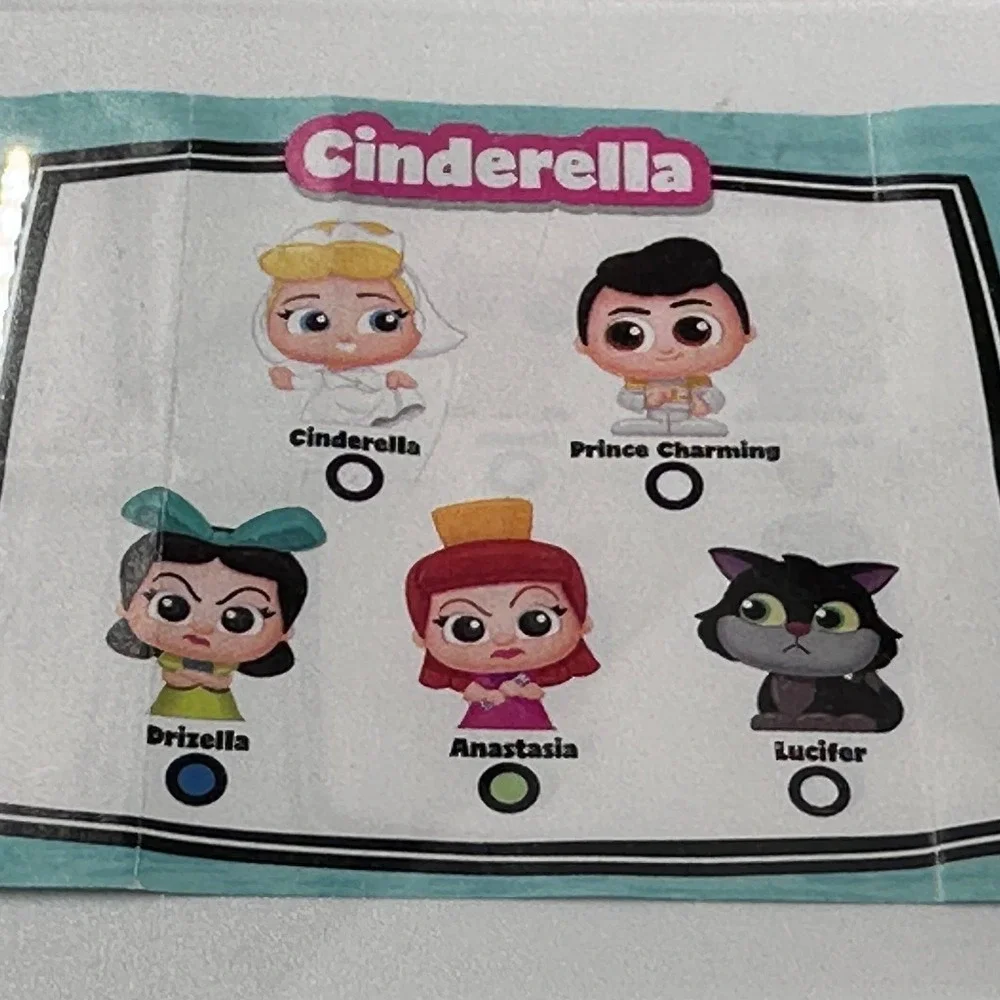 Disney Doorables CINDERELLA Prince Charming‎ Drizella Anastasia Lucifer Series 5